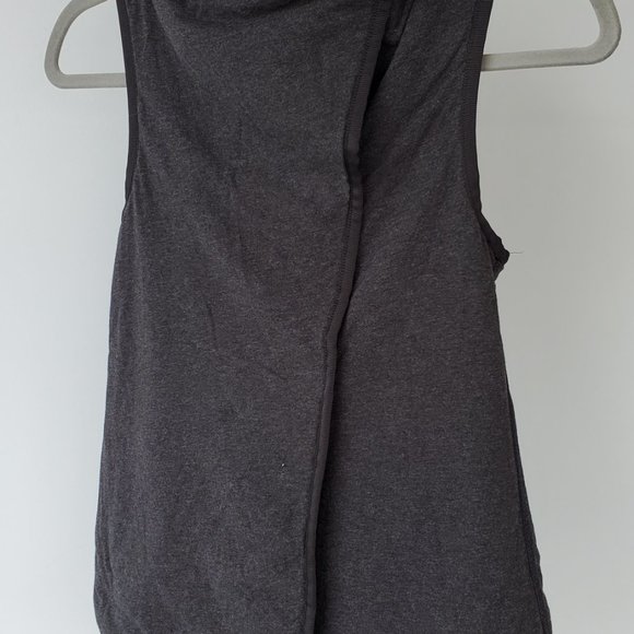 Reversible vest ivivva lululemon sherpa forever grey black size 12 soft cotton - Picture 3 of 13